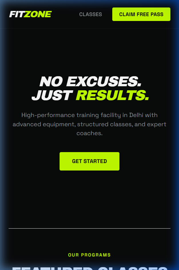 FitZone Gym Mobile